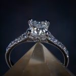 18Carat White Gold 0.75ct Diamond Solitaire w/ 0.30ct Accents Ring (Size L) 5x5mm Head - Image 13