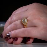 Vintage 18Carat Yellow Gold 0.70ct Diamond Cluster Ring (Size P) 9.5mm Widest - Image 10