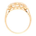 Vintage 18Carat Yellow Gold 0.70ct Diamond Cluster Ring (Size P) 9.5mm Widest - Image 4