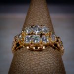Vintage 18Carat Yellow Gold 0.70ct Diamond Cluster Ring (Size P) 9.5mm Widest - Image 11
