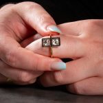 18Carat Yellow Gold 1.54ct Diamond Two-Stone Ring (Size R) 2x16mm - Image 7