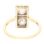 18Carat Yellow Gold 1.54ct Diamond Two-Stone Ring (Size R) 2x16mm - Image 5