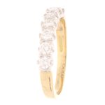 18Carat Yellow Gold 1.00ct Diamond Eternity Ring (Size Q) 4mm Wide - Image 3