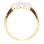 18Carat Yellow Gold Sapphire Solitaire w/ Diamond Accents Ring (Size N 1/2) 3.5x6.5mm Head - Image 4