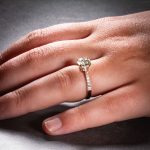 18Carat White Gold 1.50ct Diamond Solitaire w/ 0.20ct Accents Ring (Size M) 7mm Head - Image 8