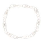 New! Sterling Silver 7.75" Fancy Tulip Bracelet (7.5mm Wide) - Image 5