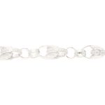 New! Sterling Silver 7.75" Fancy Tulip Bracelet (7.5mm Wide) - Image 4