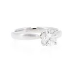 950 Platinum 1.00ct Diamond Solitaire Ring (Size L 1/2) 6.5mm Head - Image 4