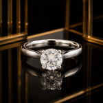 950 Platinum 1.00ct Diamond Solitaire Ring (Size L 1/2) 6.5mm Head - Image 8