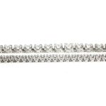 18Carat White Gold 16.5" 10.08ct Diamond Graduated Tennis Necklace (2.5-4.5mm Wide) - Image 4