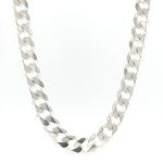 Sterling Silver 20.25" Curb Chain/ Necklace (11mm Wide)