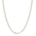 Sterling Silver 33.75" Belcher Chain/ Necklace (4mm Wide)